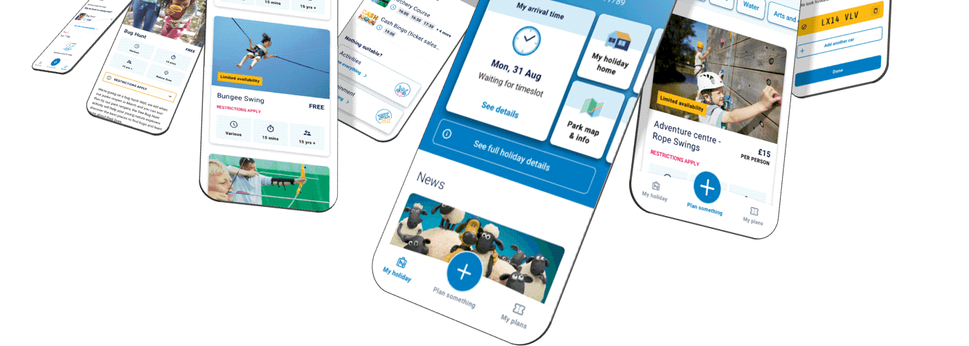 Haven app screens