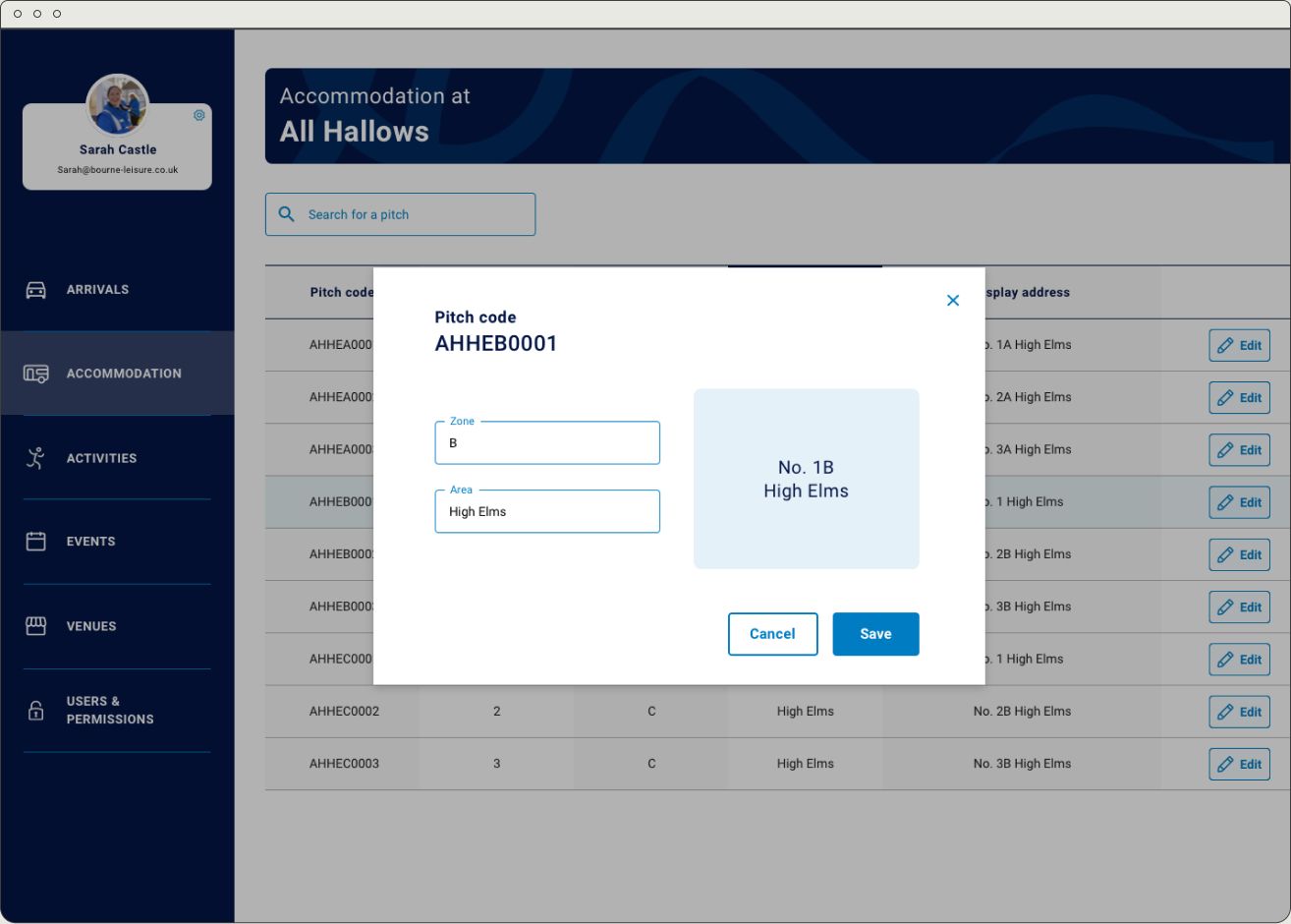 The admin portal - HEAT: assigning a holiday home